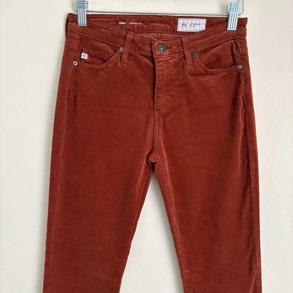 AG Adriano Goldschmied 98% Cotton Cigarette Leg Sz 25 Inseam 29”